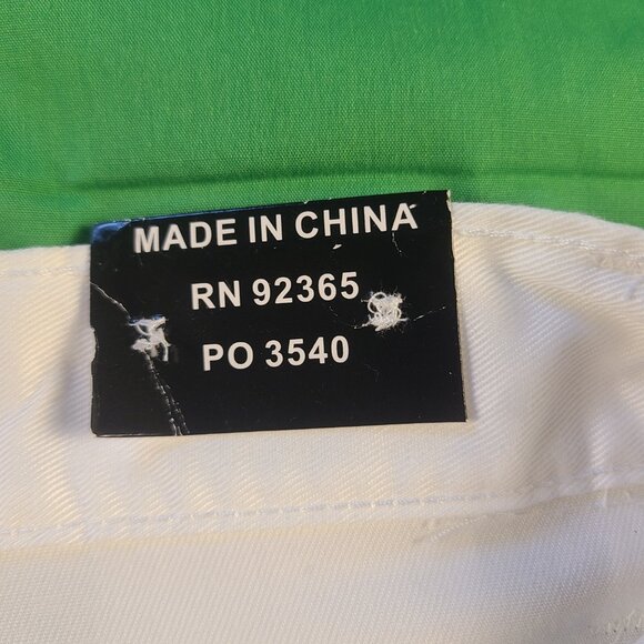 Marx & Dutch Cargo Shorts With Belt Men's 36 White - Picture 4 of 10